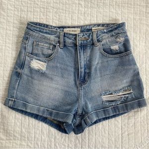 PacSun Denim Mom Shorts